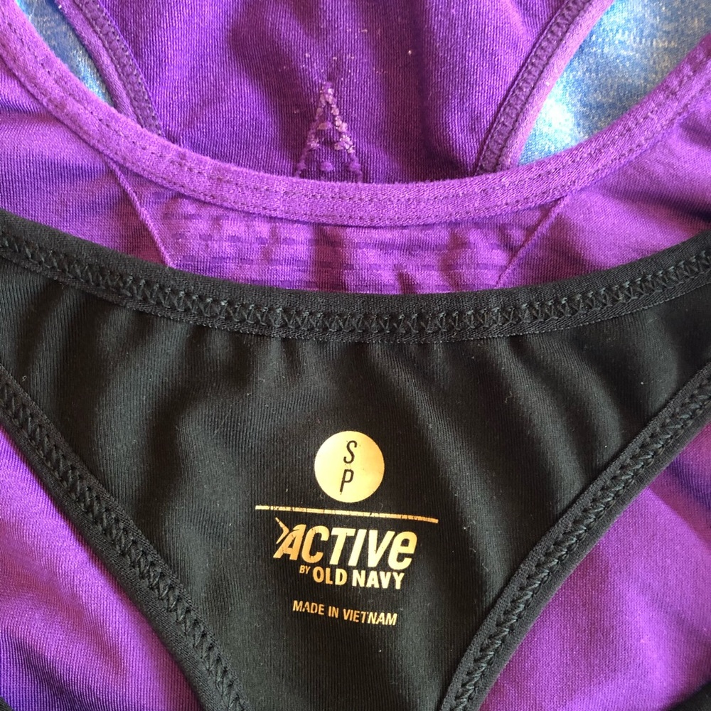 Old Navy Sports Bra & Shirt Workout Lot Activewear - Picture 2 of 6